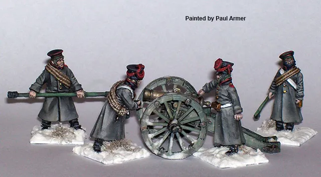 Perry Miniatures Napoleonic RN 68 figurines artillerie hiver licorne