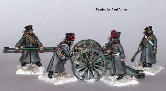 Perry Miniatures Napoleonic RN 68 figurines artillerie hiver licorne