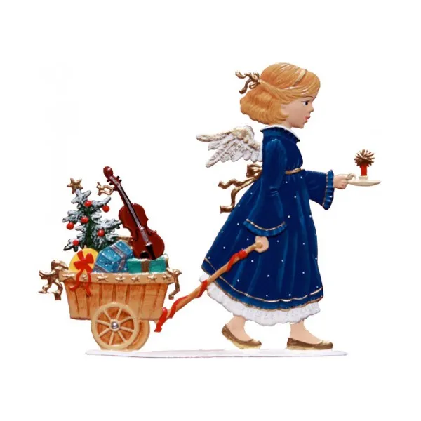 Art Girona Miniatures Angel brings gifts figurine ange cadeaux