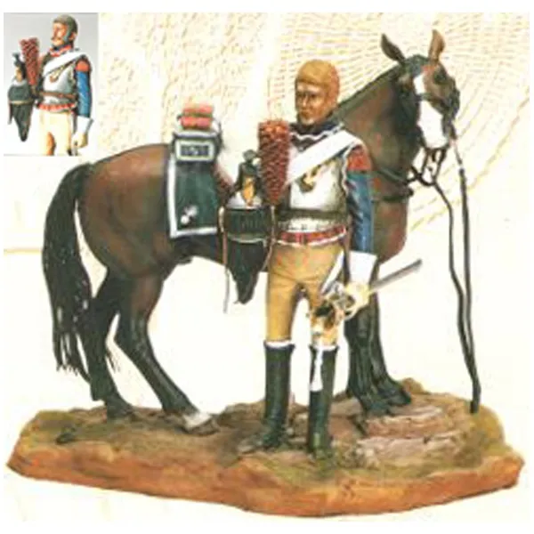 Art Girona Dismounted Trooper cuirassier figurine à peindre