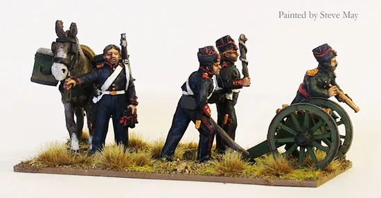 Perry Miniatures Carlist War ISA70 canon montagne figurines métal 28mm