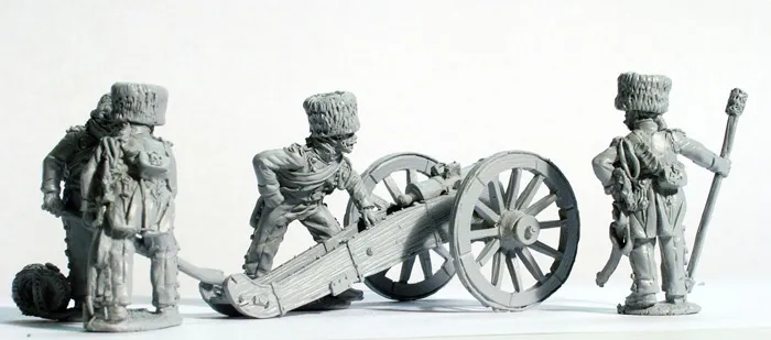 Perry FN134 artillerie garde figurines 28mm obusier 5,5