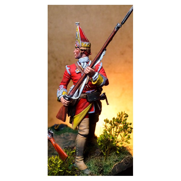 ART GIRONA 70mm Grenadier Sergeant 44th 1755 figurine