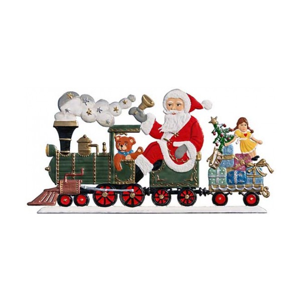 ART GIRONA Miniatures St. Nicholas locomotive figurine Noël