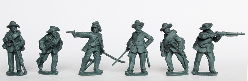 Perry Miniatures TA 42 figurines commandement Caçador brésilien