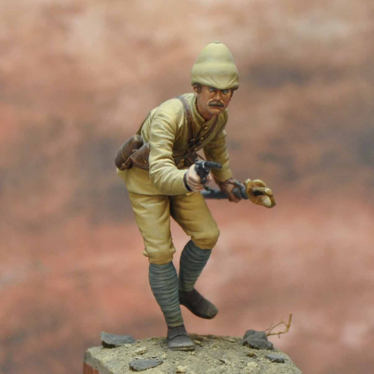 Art Girona Officier 66th Regiment Afghanistan 1880 figurine