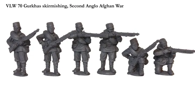Perry Miniatures VLW 70 Gurkhas figurines tirailleurs 2e guerre afghane