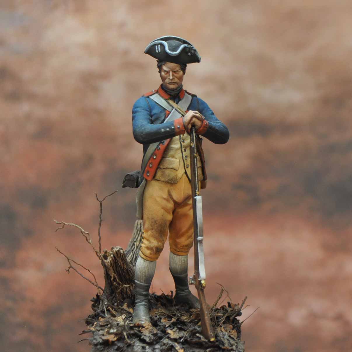 Art Girona International 2nd Maryland Regiment 1777 figurine 54mm