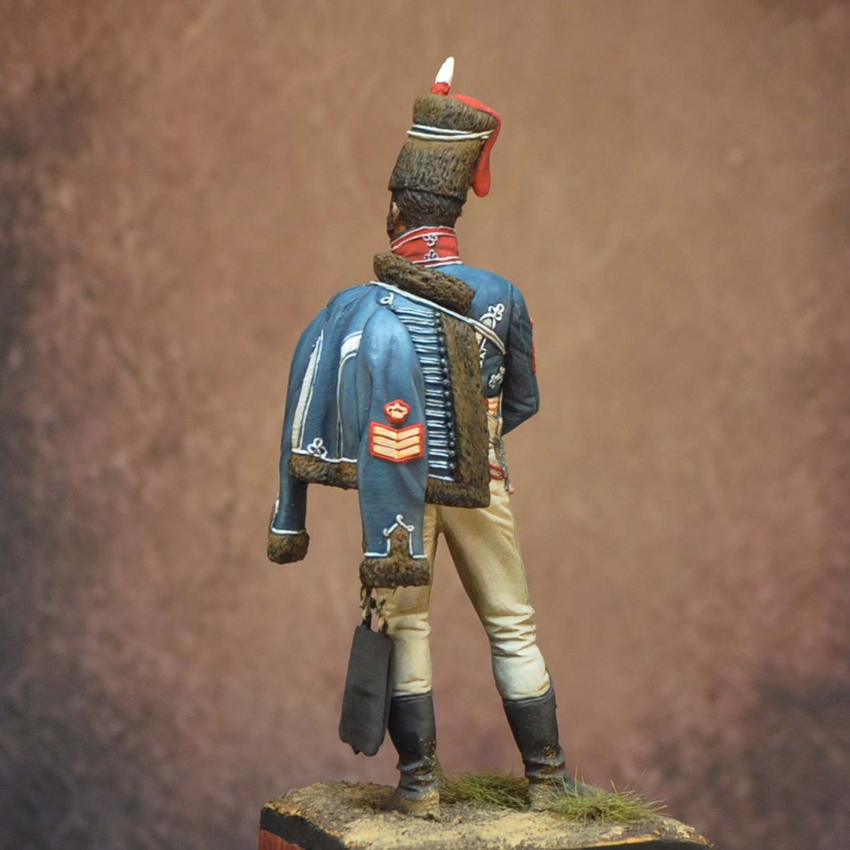 ART GIRONA 70mm Sergeant Major 15th Hussars figurine 1808