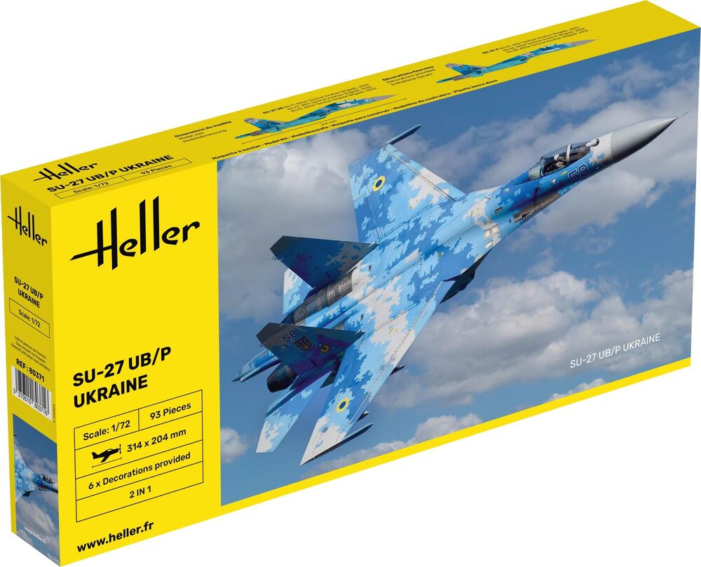 Heller Historical Collection SU-27 UB/P Ukraine maquette avion 1/72