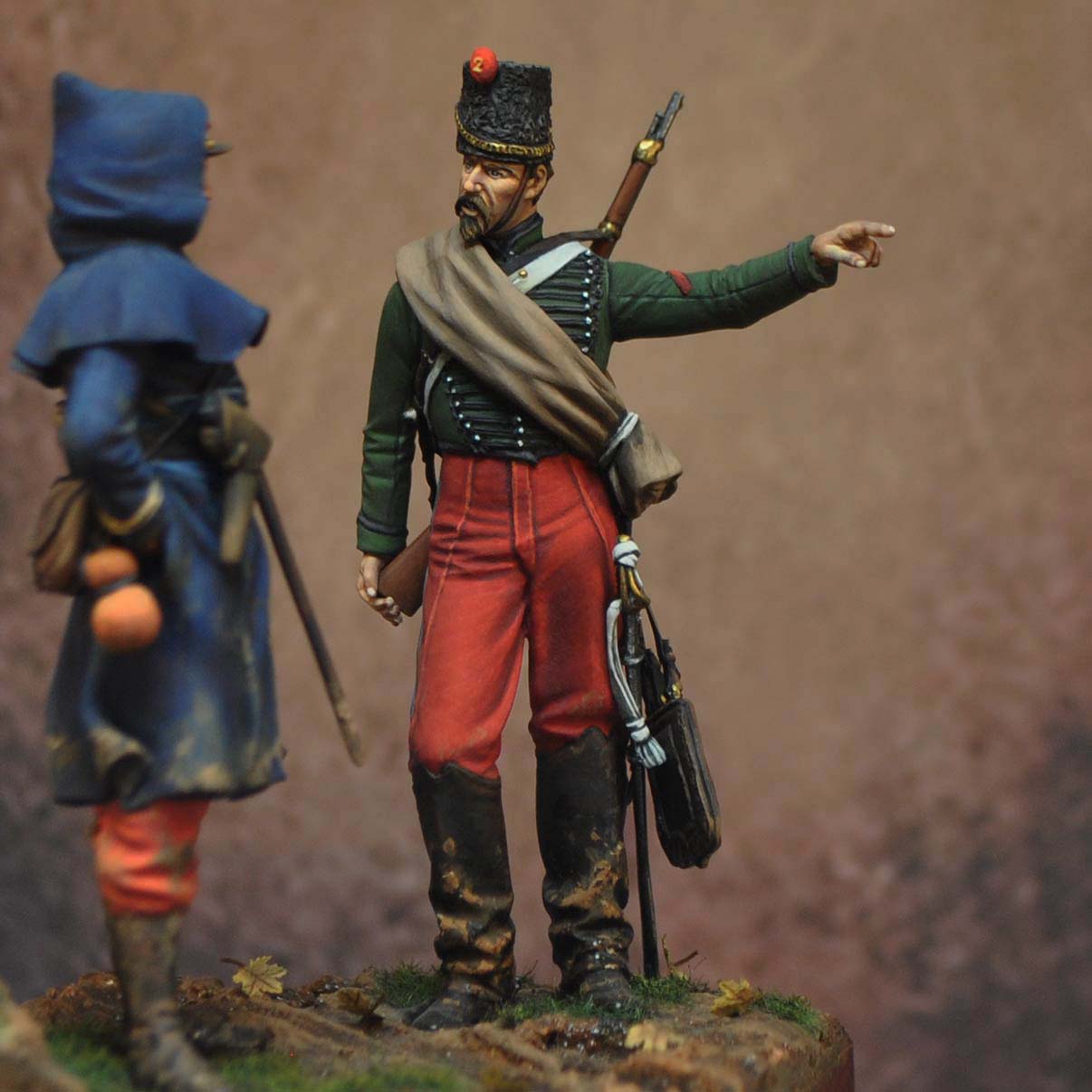 ART GIRONA 70mm Chasseur 2e régiment 1870 figurine France