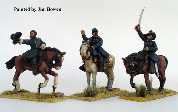 Perry Miniatures American Civil War ACW3 figurines généraux 28mm