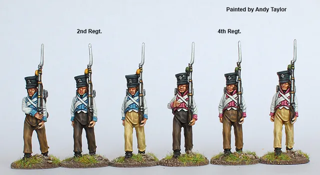 Perry Miniatures KH 7 Fusiliers marche figurine 28mm pantalon
