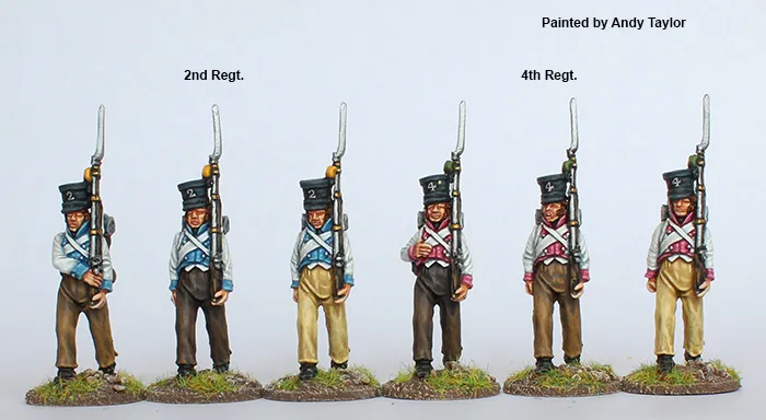 Perry Miniatures KH 7 Fusiliers marche figurine 28mm pantalon