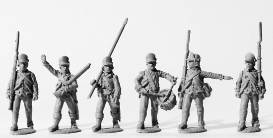 Perry Miniatures AW 172 figurines 28mm commandement américain