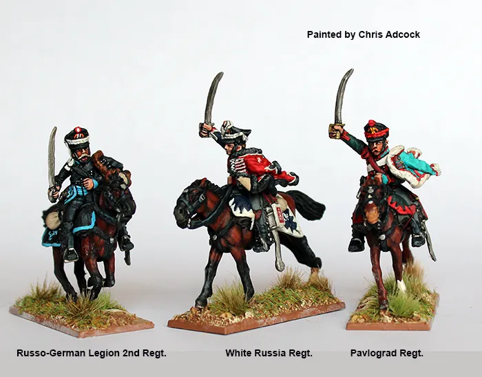 Perry Miniatures RN 52 hussards figurines 28mm charge