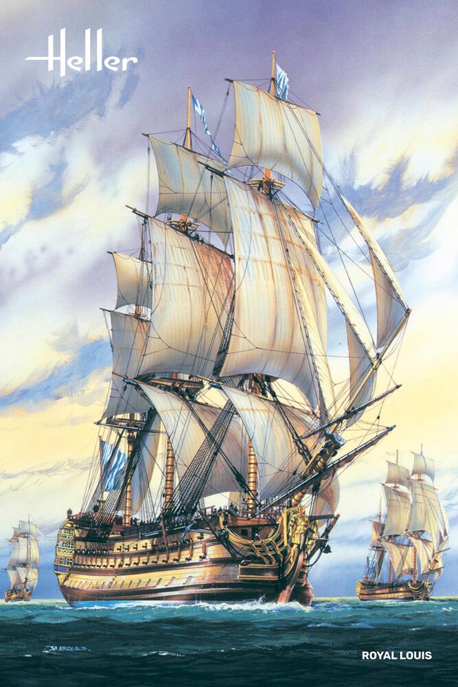 Heller Historical Collection Royal Louis 1/200 maquette bateau voilier