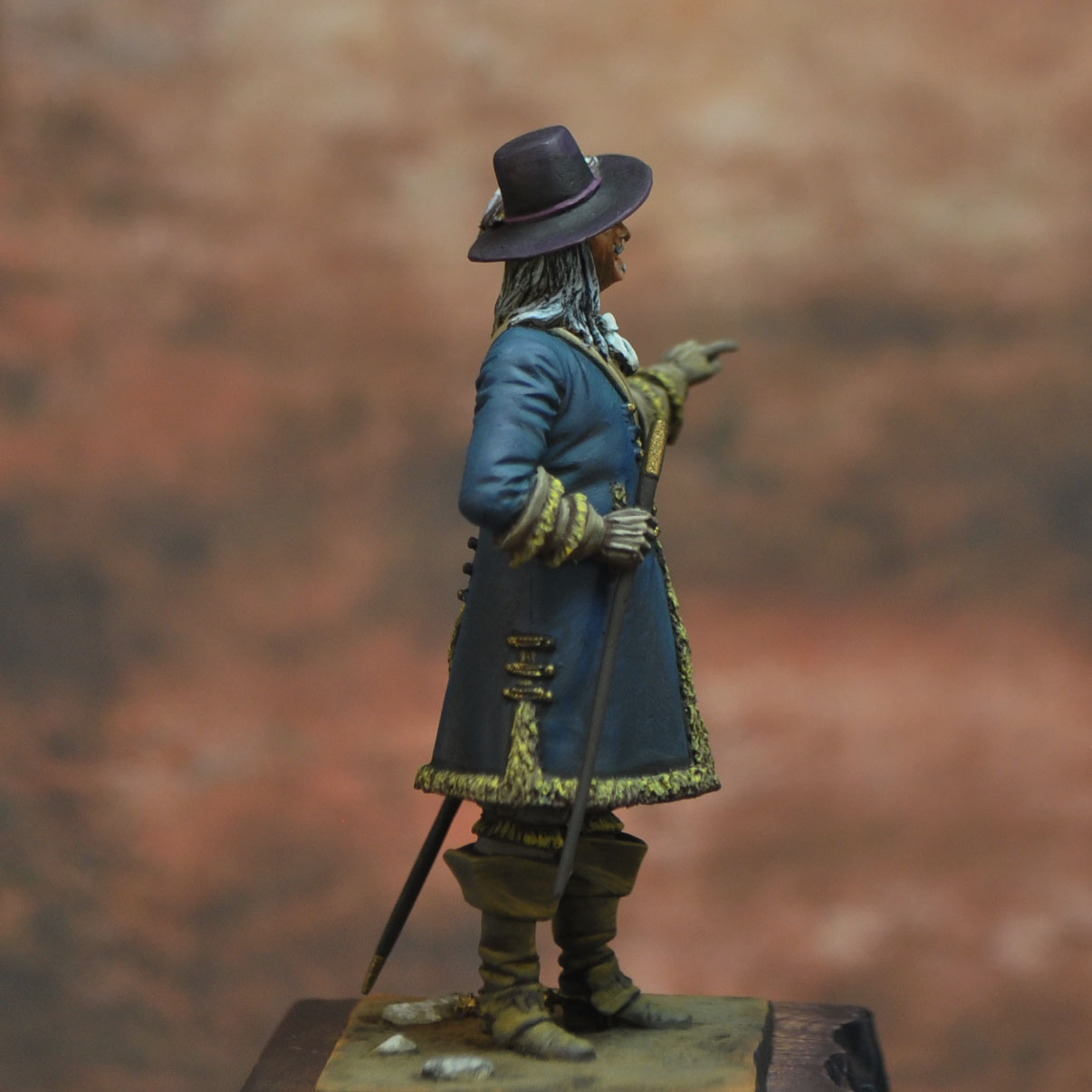 Art Girona General Serie Officier Suédois 1618 figurine 54 mm