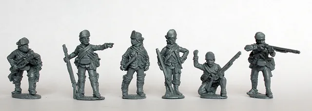 Perry AWI AW 213 Butler's Rangers commandement figurines métal