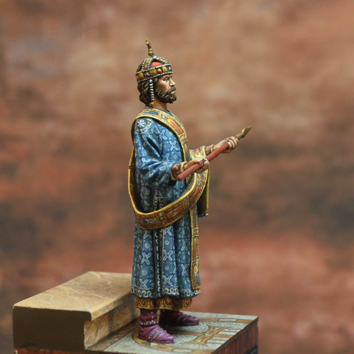 Art Girona Serie Historical Nikephoros I figurine empereur byzantin