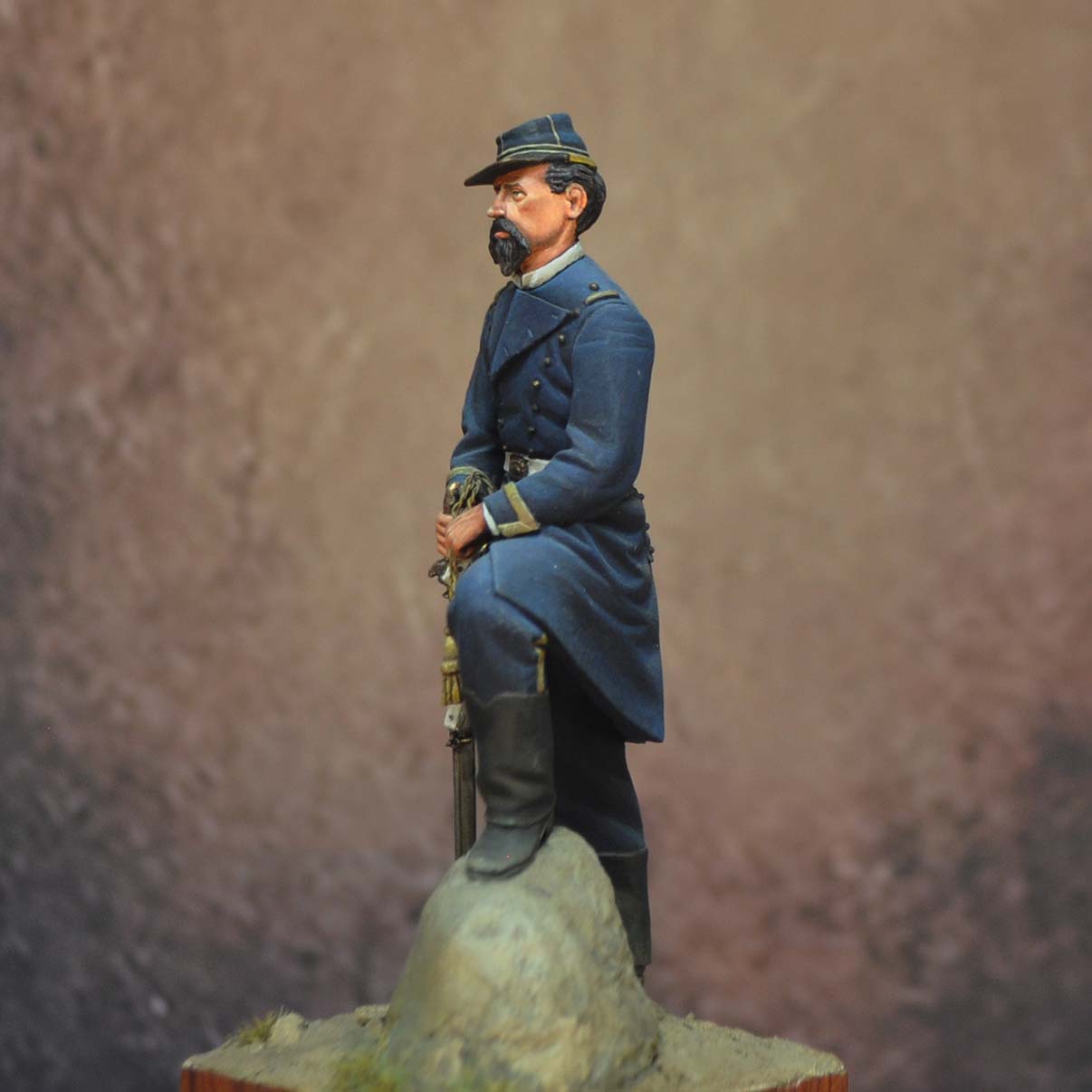 ART GIRONA 70mm Infantry Colonel figurine Mexique 1867