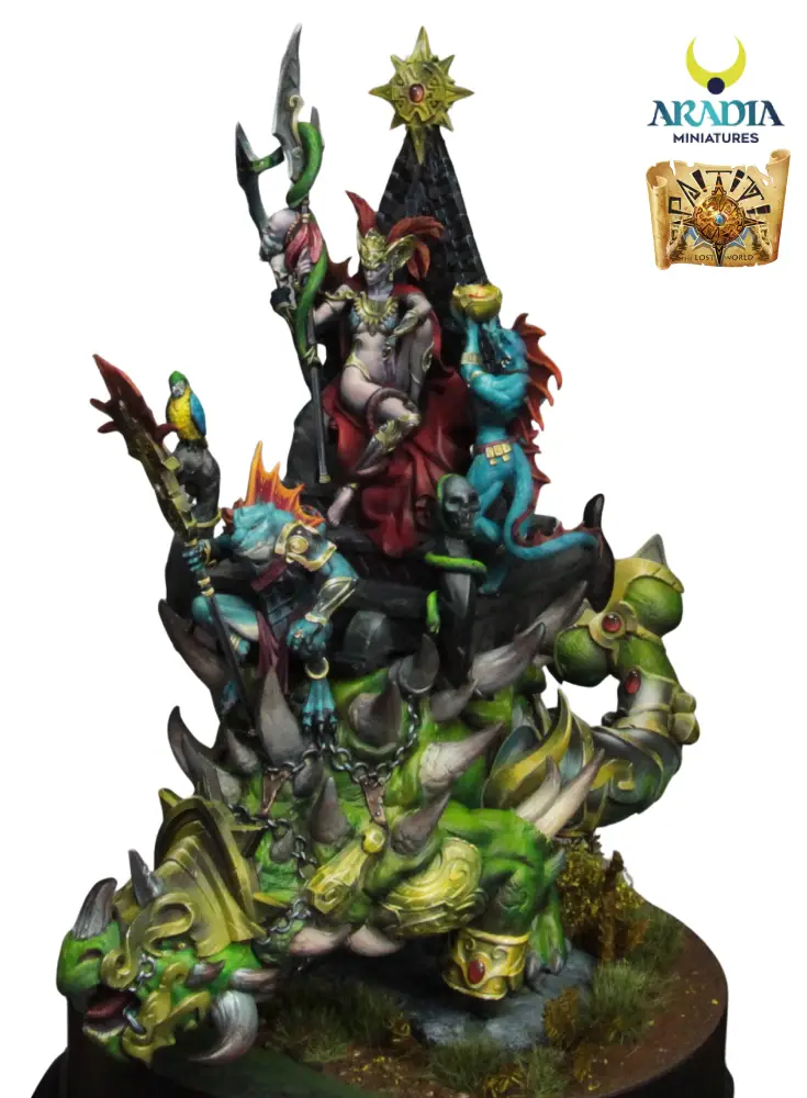 Paititi Coya Cuzca figurine reine résine 32mm