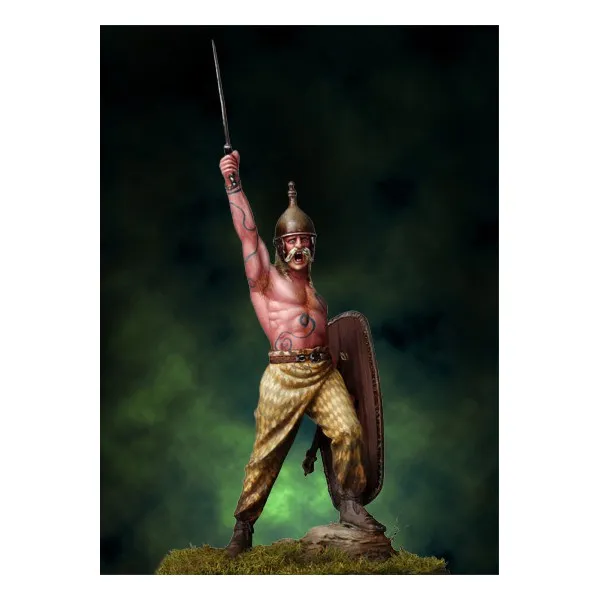 Art Girona Guerrero Celta Siglo I A.C. figurine métal