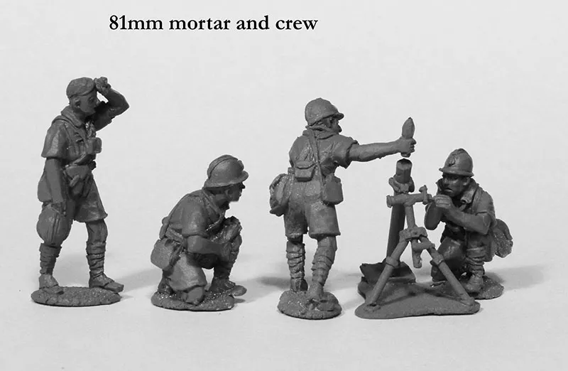 Perry Miniatures World War 2 FWW 22 mortier 81mm Vichy figurines