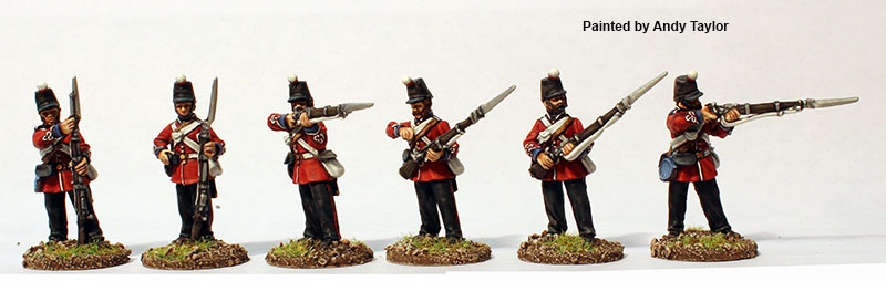 Perry Miniatures BIF 12 milice canadienne figurines tirailleurs