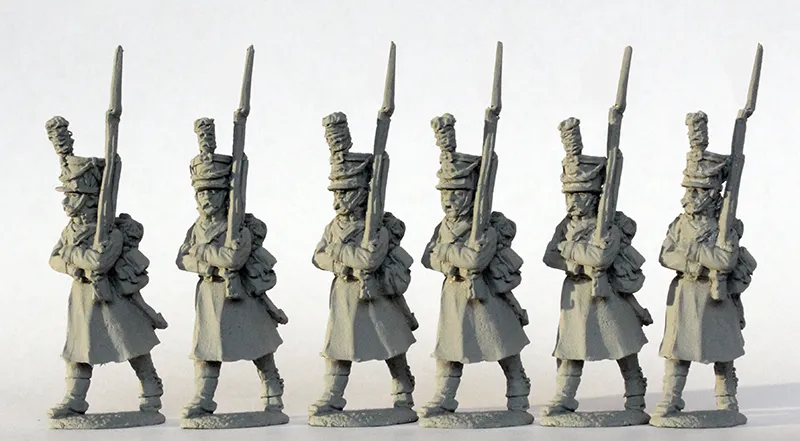 Perry Napoleonic DAN 14 grenadiers figurines métal manteau