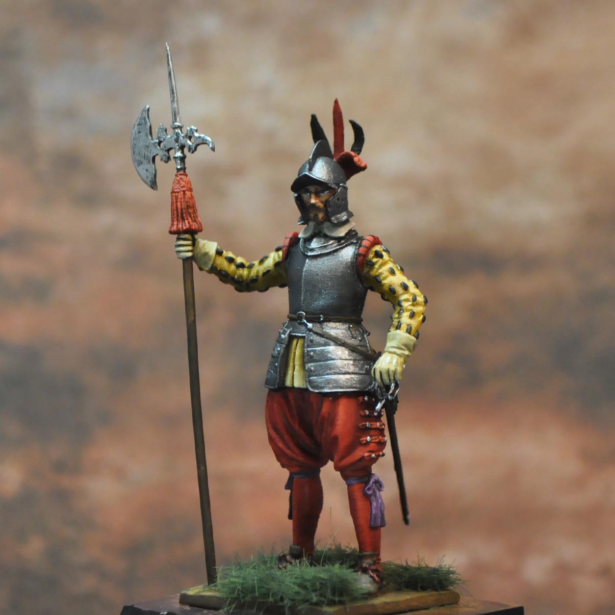 ART GIRONA General Serie Hallebardier Impérial figurine 54mm