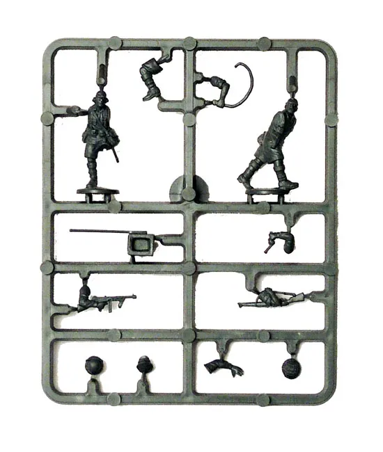 Perry Miniatures B37 figurines commandement Desert Rat plastique