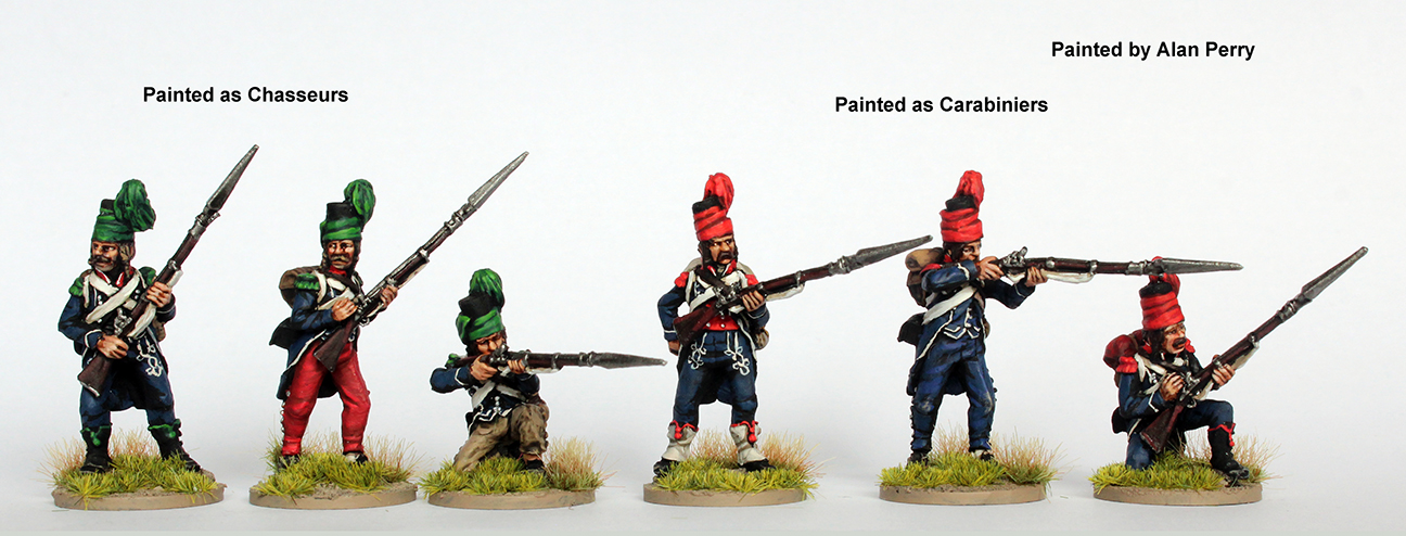 Perry Miniatures Revolutionary French REVF 20 figurines chasseurs