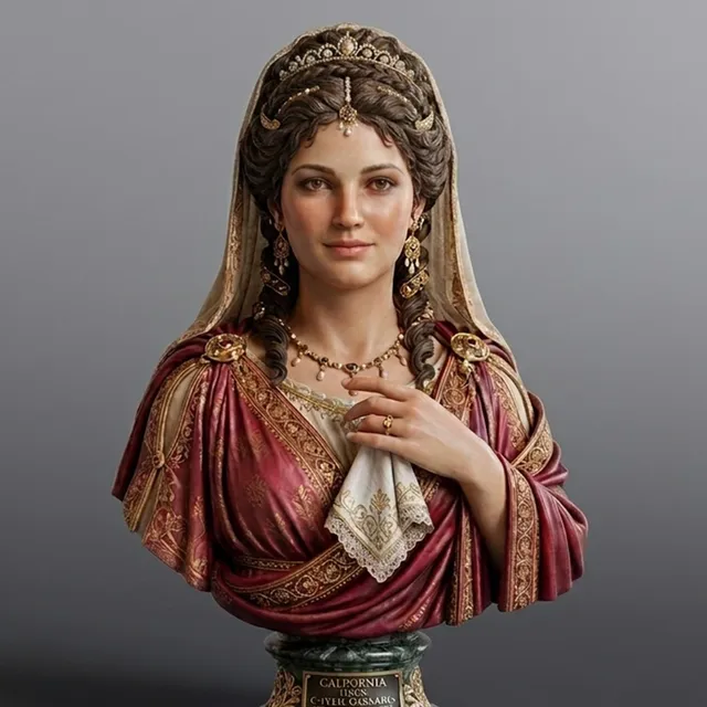 Art Girona Busts Calpurnia buste féminin 1/10 métal