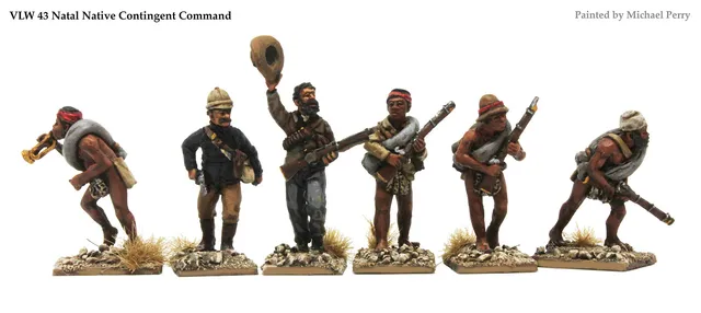 Perry Miniatures VLW 43 figurines commandement Natal guerre zoulou