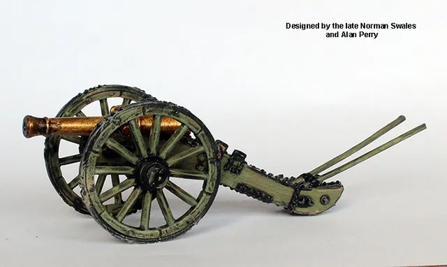 Perry DOW7 Canon 8 pdr figurines 28mm français