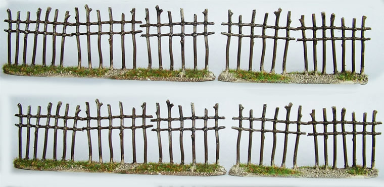Perry Miniatures Samurai SAM63 décor barricades bois ajourées