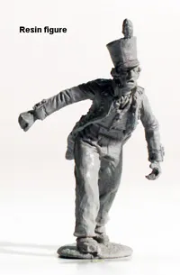 Perry 40mm PE 89 figurine artilleur à pied au canon