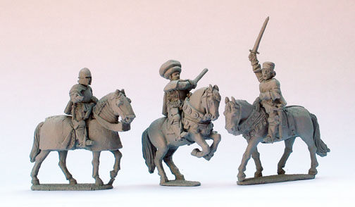 Perry Miniatures EA12 Mounted Italian command figurines 3 cavaliers