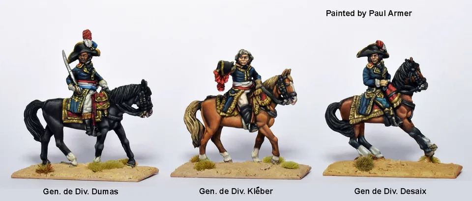 Perry REVF 47 généraux Desaix Dumas Kléber figurines