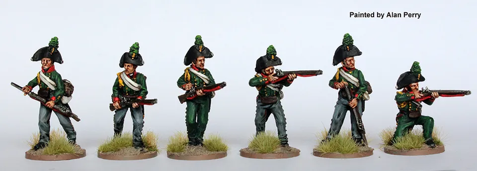 Perry Miniatures EP 42 figurines Jäger en tirailleurs