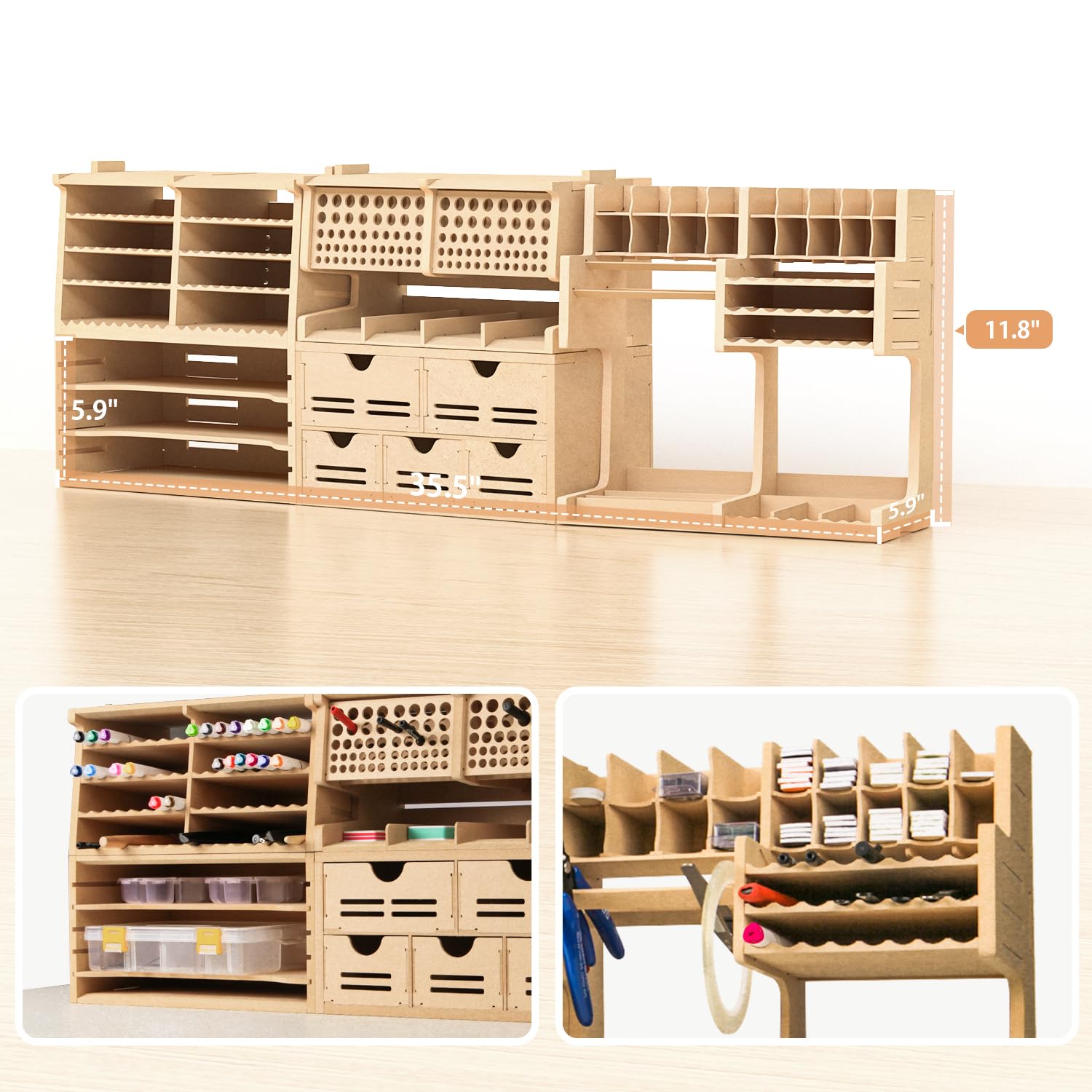 Bucasso Hobby Organizer Set GK Pro station atelier MDF