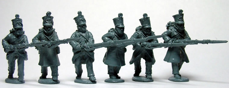 Perry Miniatures FN34 fusiliers ligne charge capotes 28mm