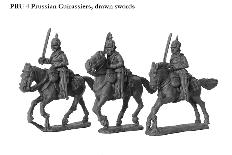 Perry Miniatures PRU 4 Cuirassiers figurines sabres 28mm