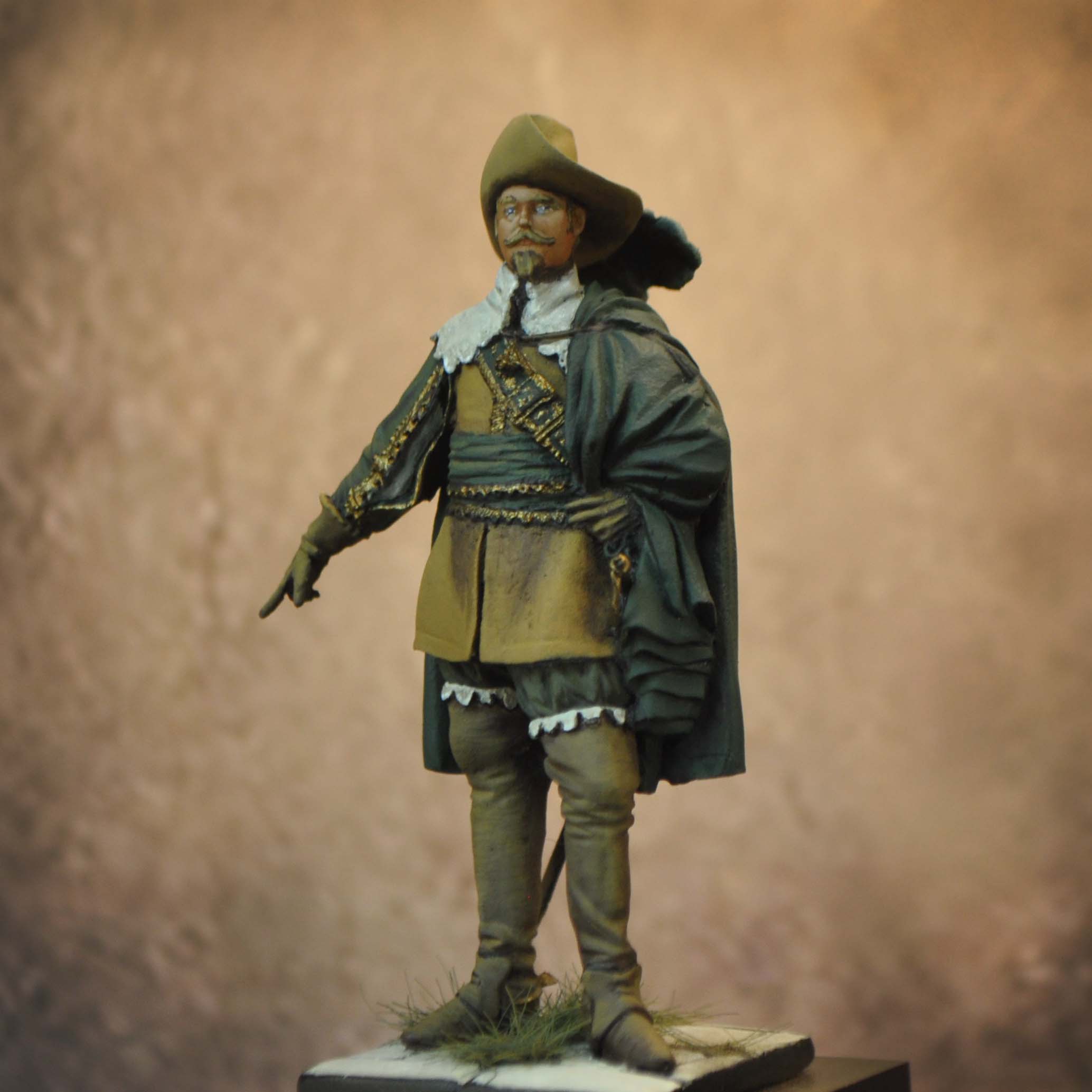 Art Girona General Serie Gustavus Adolphus figurine roi Suède