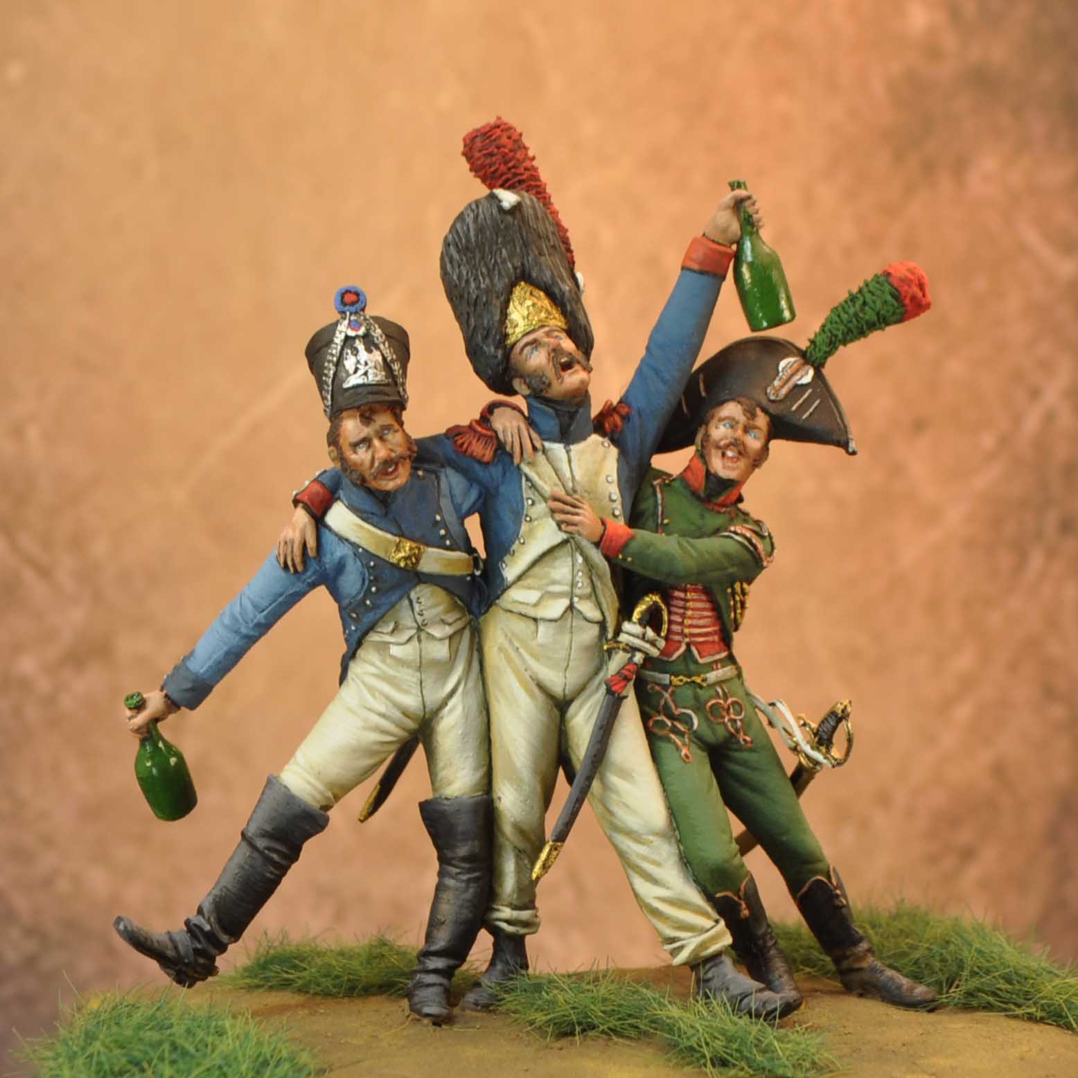 Art Girona General Serie Les Bourrés figurine à peindre
