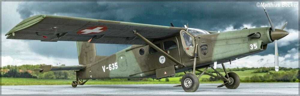 Heller Pilatus PC-6 B2/H2 Turbo Porter 1/48 maquette avion