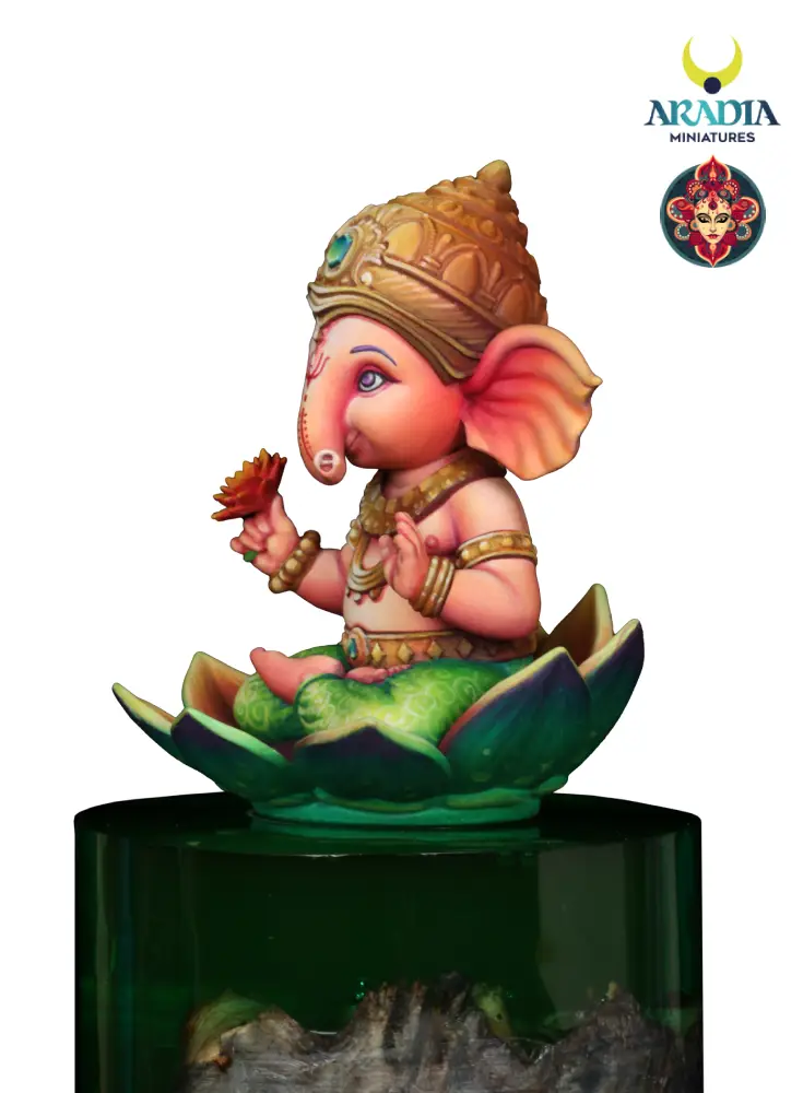 Aradia Kali Yuga Ganapati Figurine résine dieu éléphant