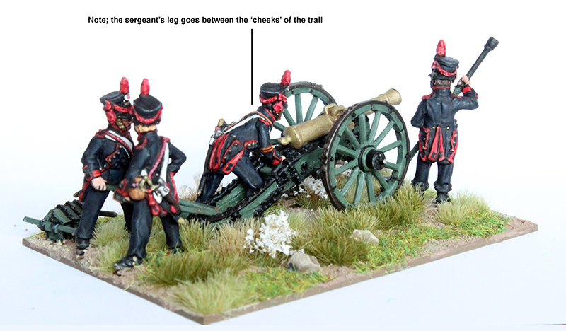 Perry Miniatures Napoleonic FN 233 figurine artillerie 8 livres