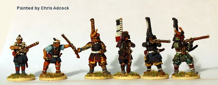Perry Miniatures Samurai SAM56 arquebusiers figurines 28mm